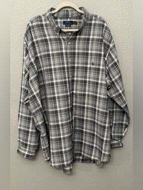 NWT Polo Ralph Lauren Performance Long Sleeve Button Down Shirt size 3XLT